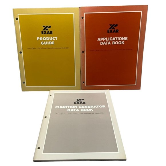 Exar Product Guide Applications and Function Generator Data Books Vintage 1970s - Picture 12 of 12